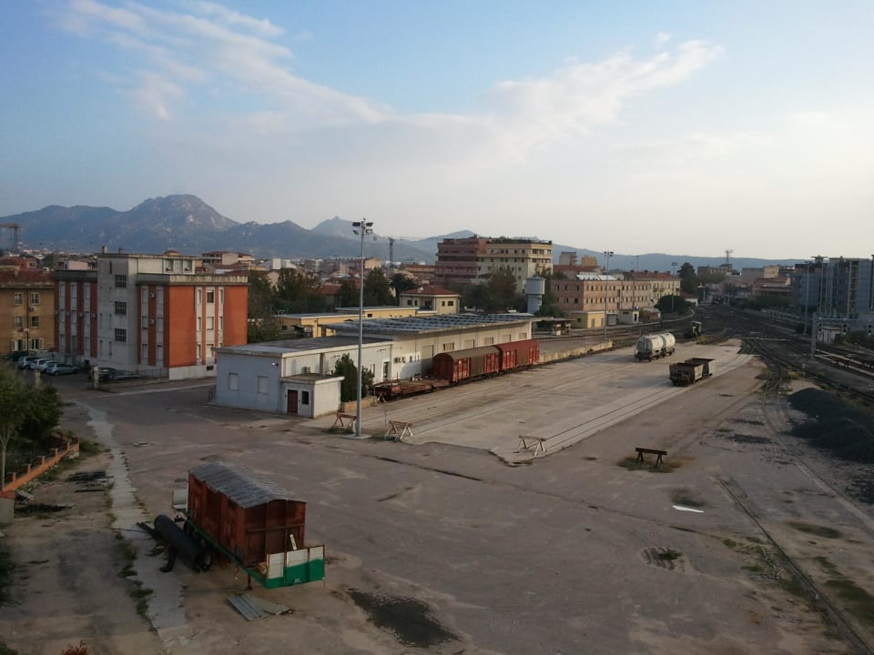 Ausblick aus dem Zimmerfenster Mercure Olbia