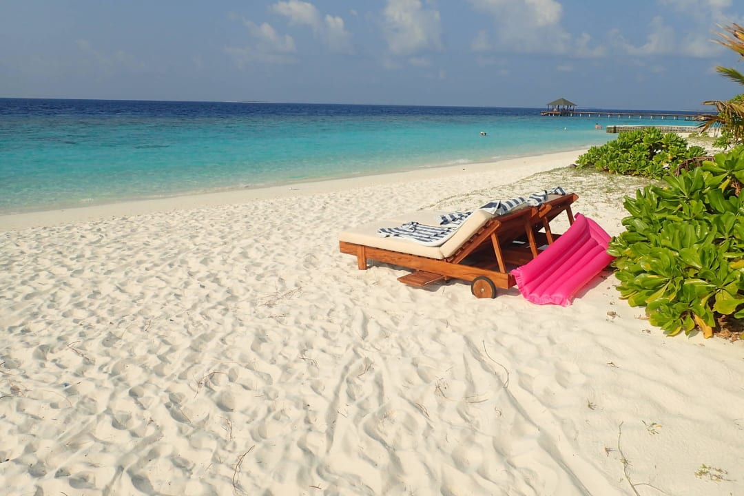 Strand auf der Nordseite Adaaran Select Meedhupparu Island Resort - Premium All Inclusive