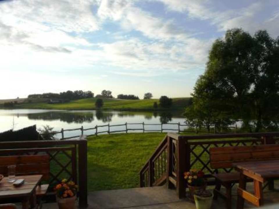 Wygląd z tarasu Hotel Stary Młyn