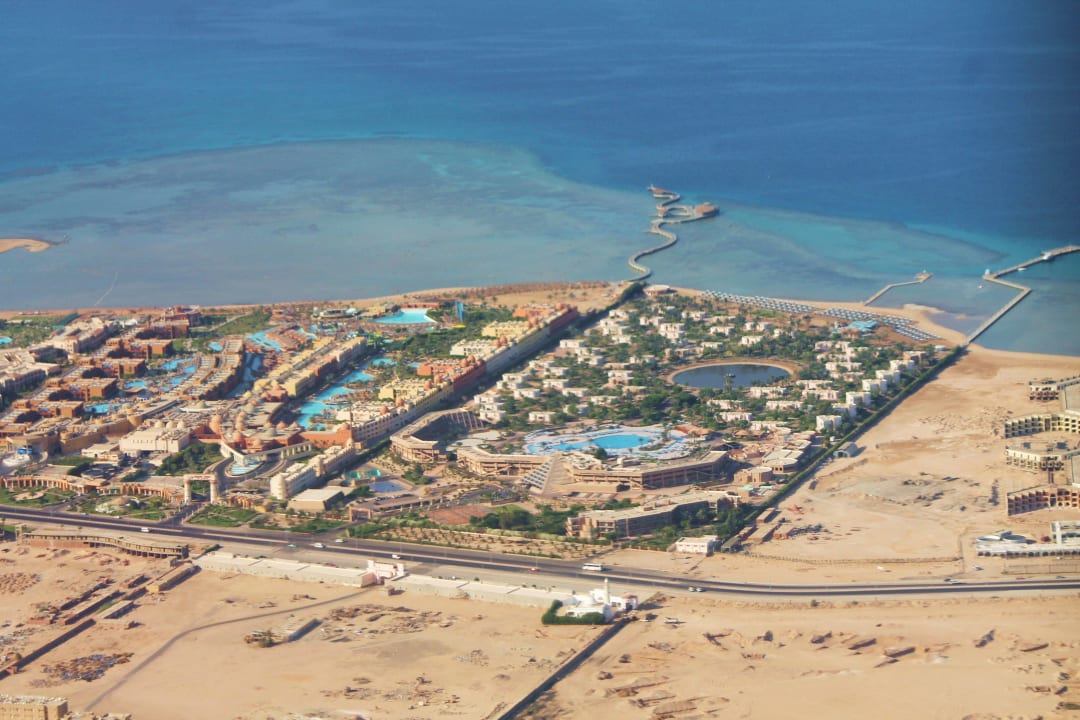 Von oben Pharaoh Azur Resort