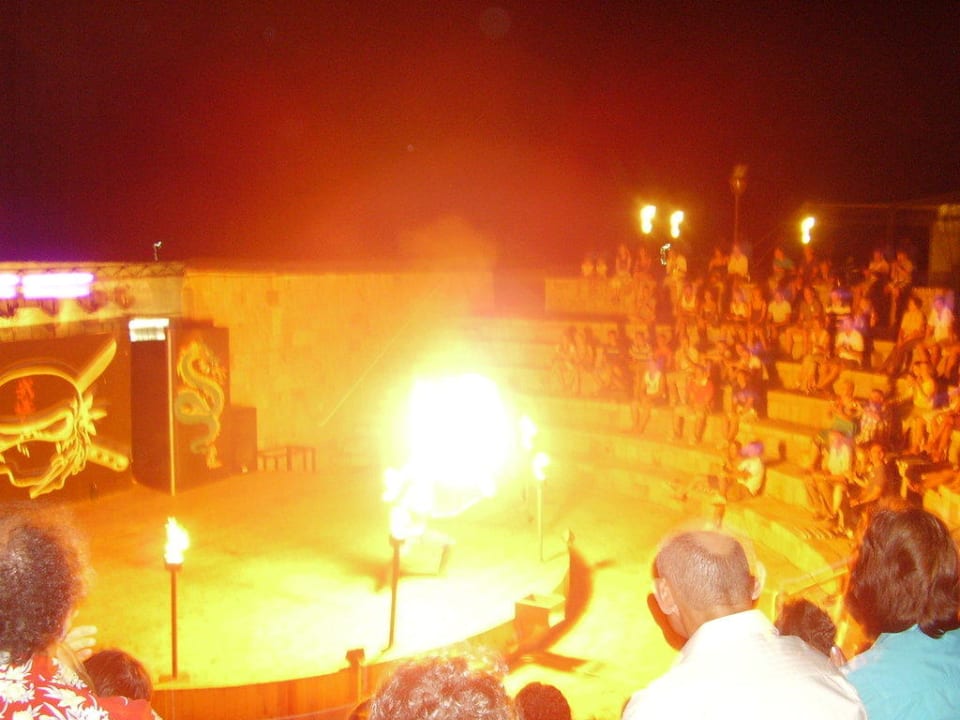 Feuer-Show Hotel Gorgonia Beach Resort