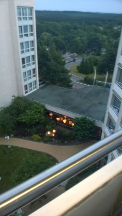 Blick vom Zimmer der 6 Etage Cliff Hotel Rügen