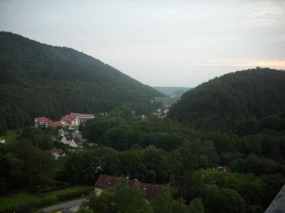 Blick von Balkon der 14ten Etage Panoramic - Ihr Apartmenthotel im Harz