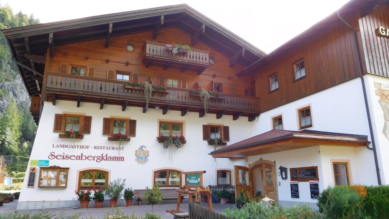 Außenansicht Landgasthof Seisenbergklamm
