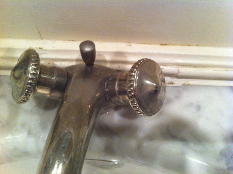 Sehr appetitlicher Wasserhahn Seehotel Waltershof im Malerwinkel