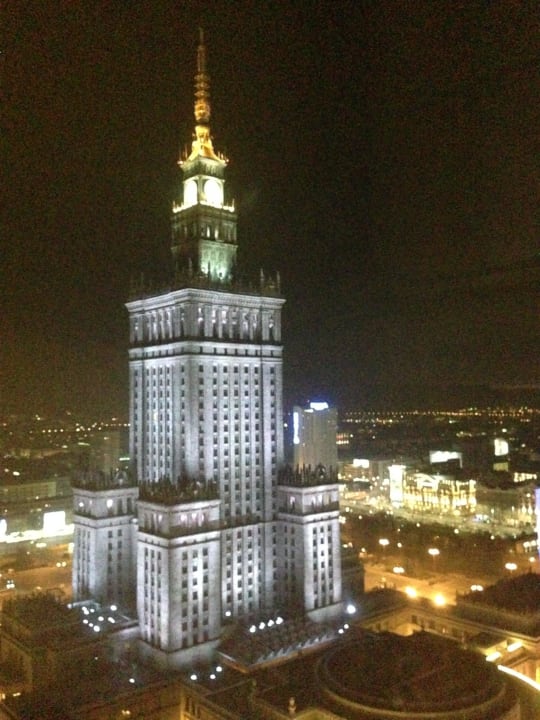 Widok z pokoju (26 piętro) InterContinental Warszawa