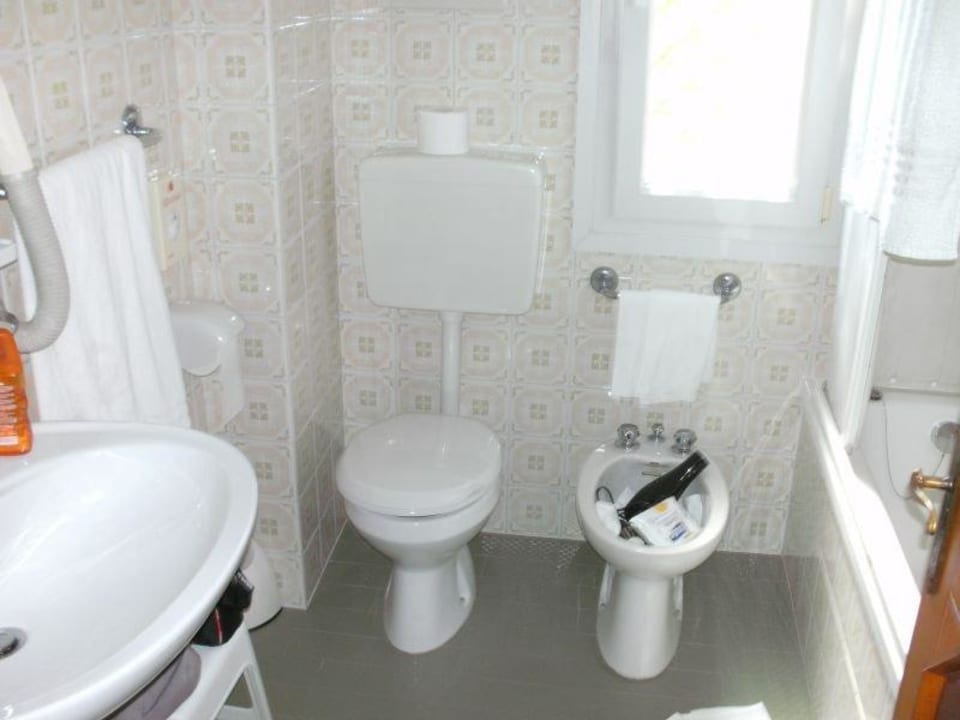 Badezimmer Hotel Al Cavallino Bianco