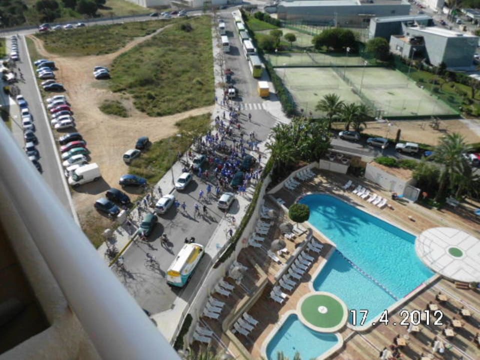 Blick von Balkon Grupotel Taurus Park