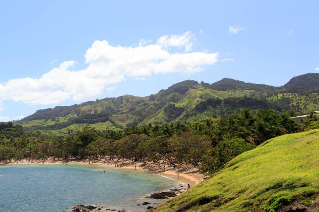 Ausblick zur Bucht Playabachata Hotel