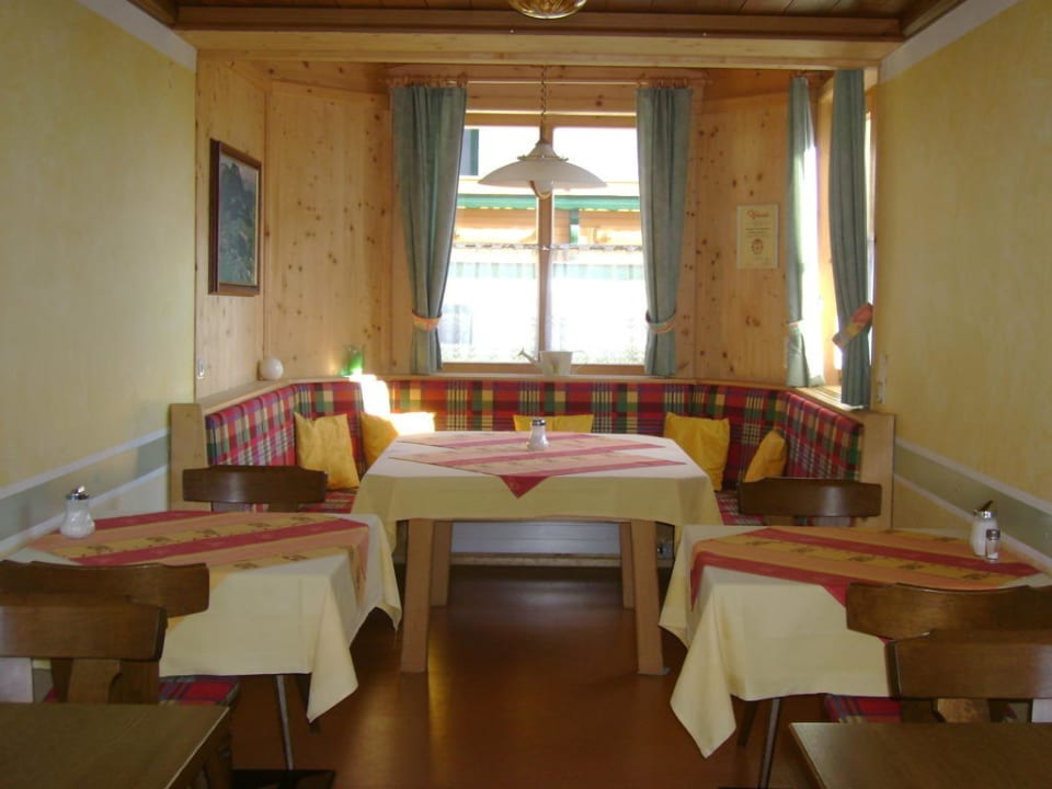 Fühstücksraum Haus Sonneck