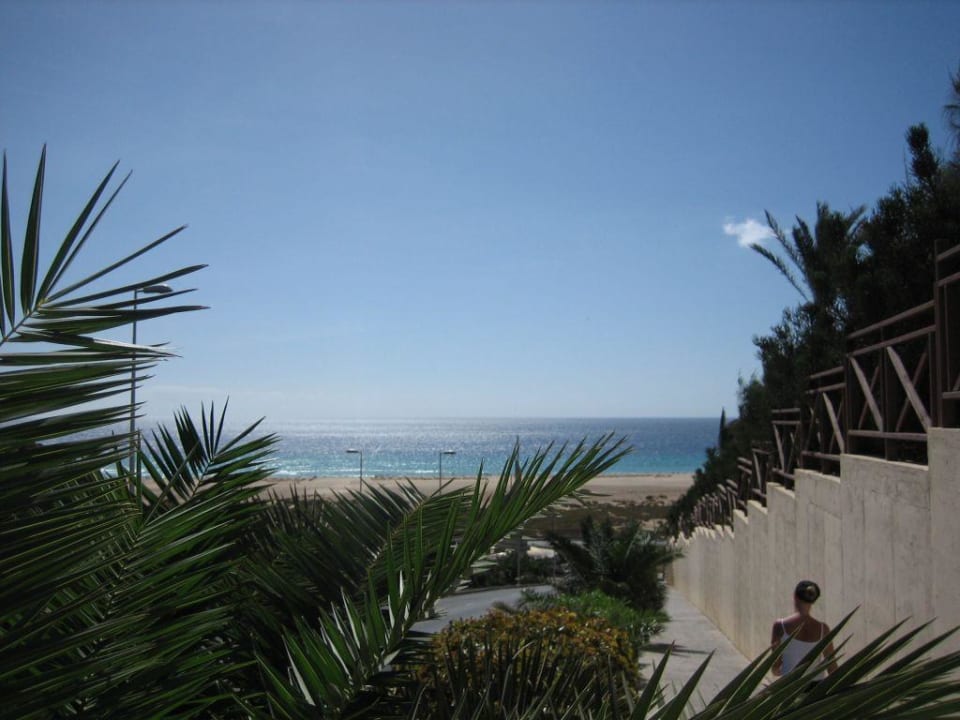 Der Weg zum Strand Occidental Jandía Mar