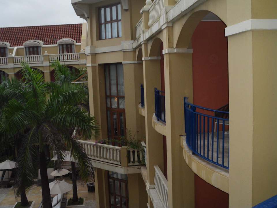 Ausblick von der 4. Etage Hotel Sofitel Santa Clara