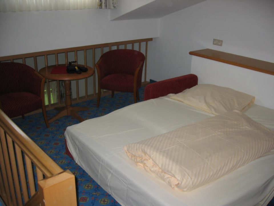 Oberer Schlafbereich im Familienzimmer IFA Alpenrose Hotel Kleinwalsertal