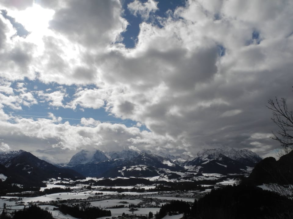 Der Wilde Kaiser aus der Umgebung des Hotels Wohlfühlresort Peternhof