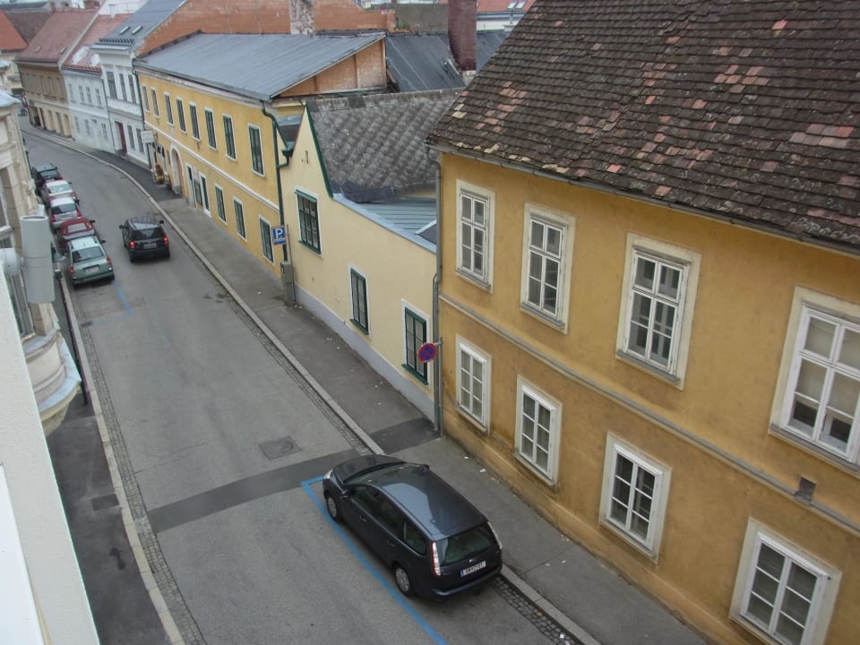 Ausblick auf die Renngasse Hotel Admiral am Kurpark