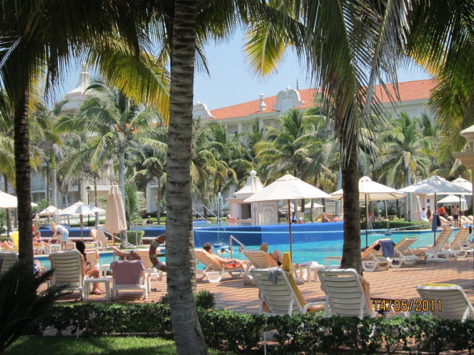 Poolbereich Hotel Riu Palace Riviera Maya