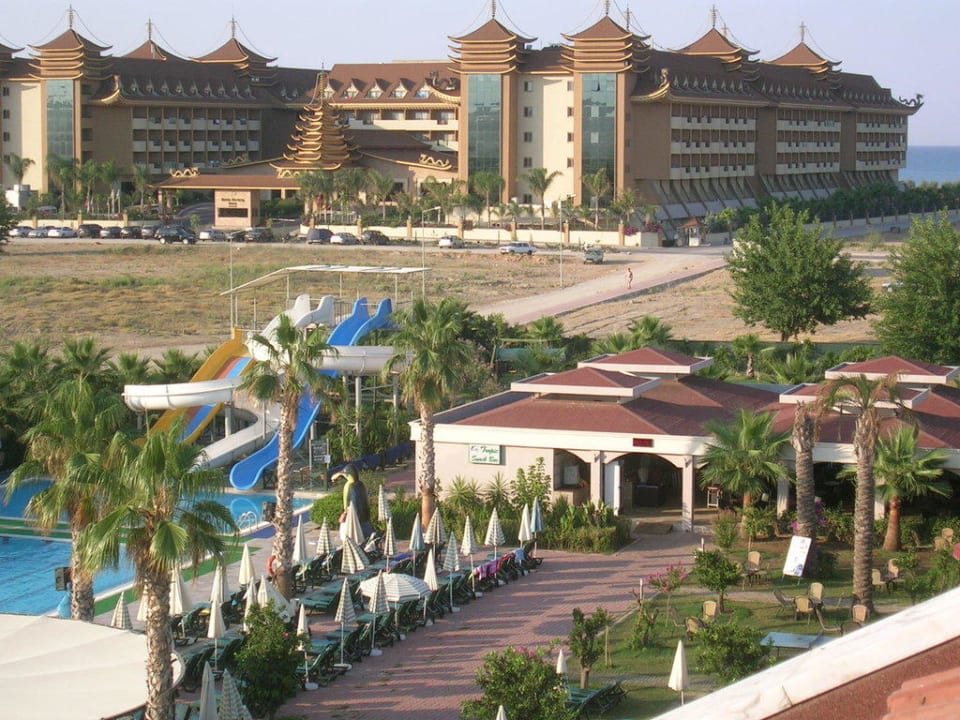 Ausblick vom Balkon Hane Family Resort