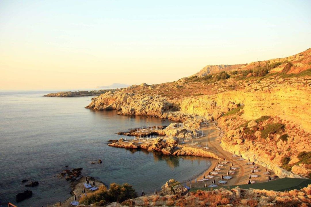 Die tolle Badebucht Hotel Kalithea Mare Palace