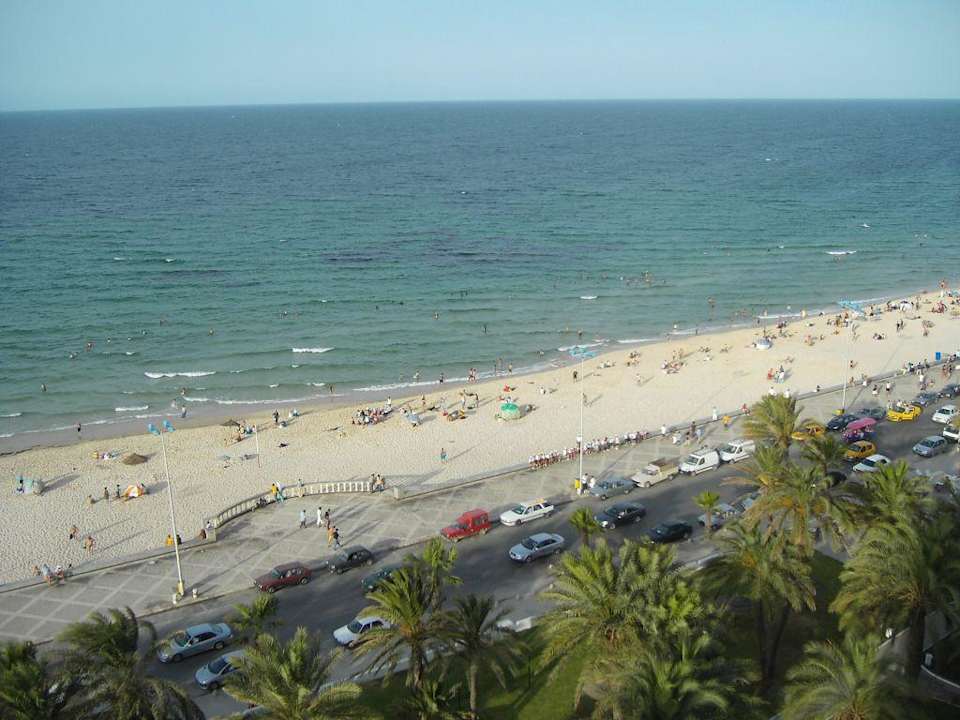 Aussicht vom Dach Hotel El Hana Beach