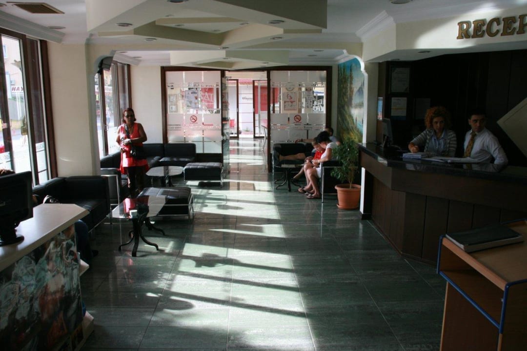 Rezeption Hotel Aslan City Kleopatra