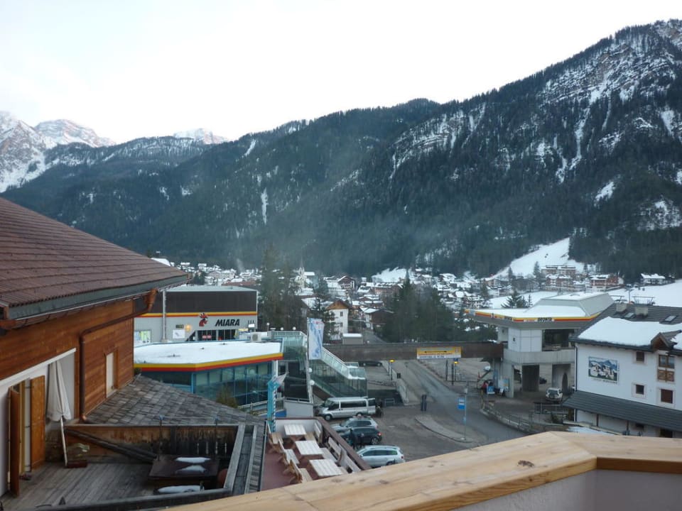 Blick vom Balkon Gasthof La Bronta
