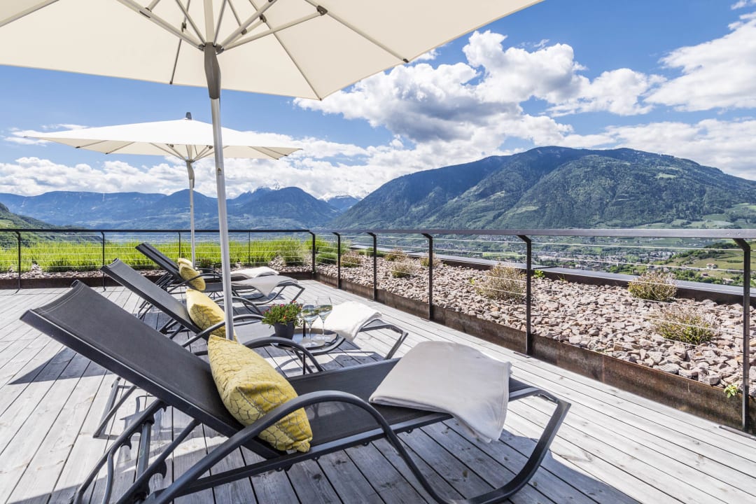 Ausblick Schenna Resort Hotel Schwefelbad