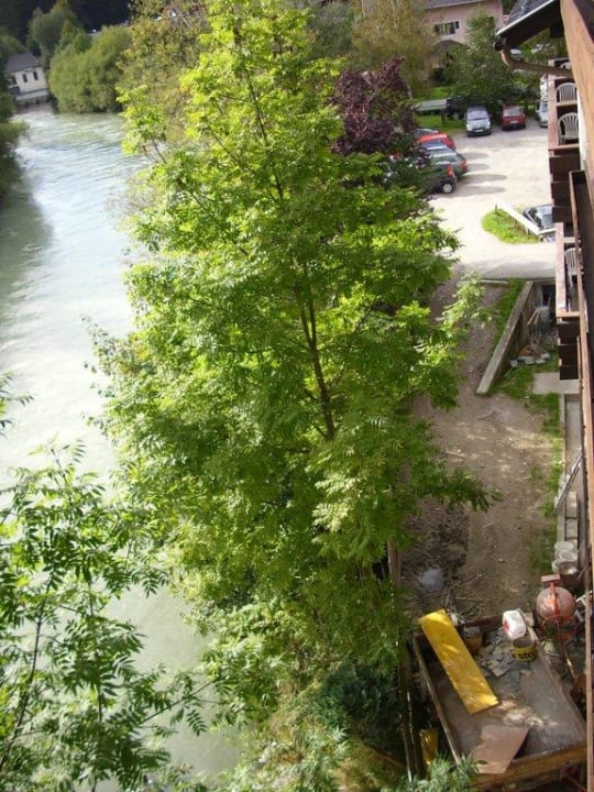 Blick vom Balkon Hotel LukasMayr