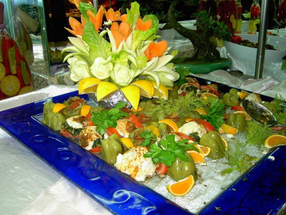Dekoration am Buffet Megasaray Club Belek