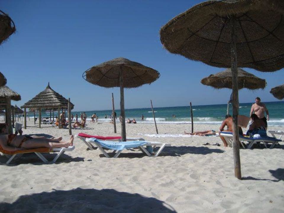 Unser Platz am Strand El Mehdi Beach Resort