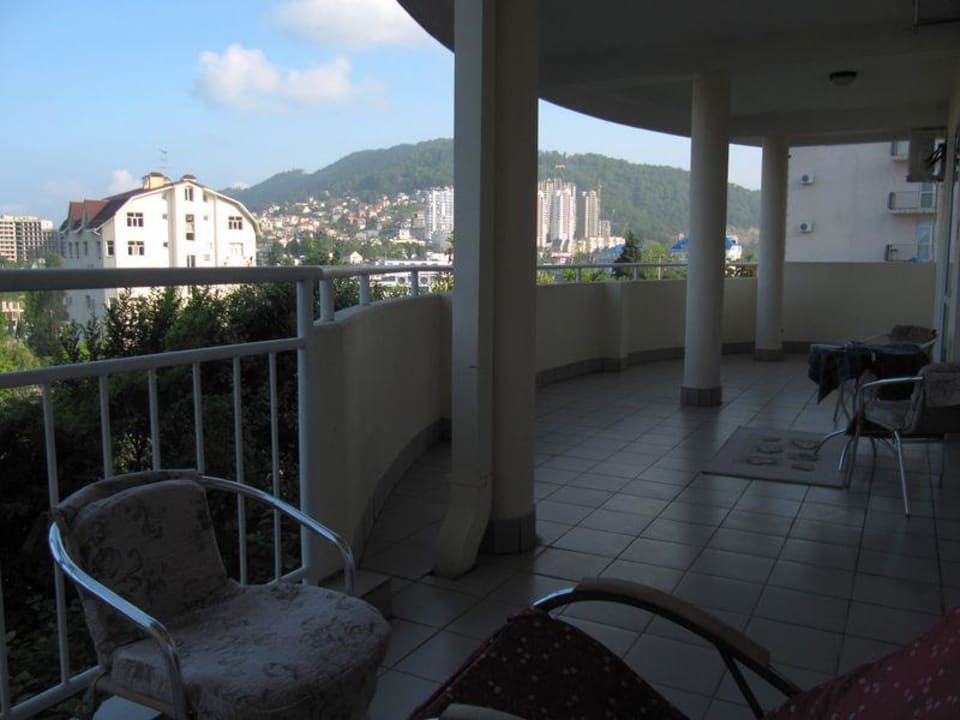 Balkon eines Appartements Resort Oktyabrskiy