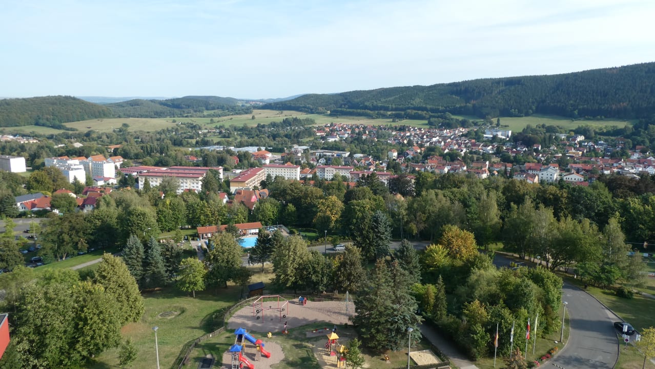 Ausblick AHORN Berghotel Friedrichroda
