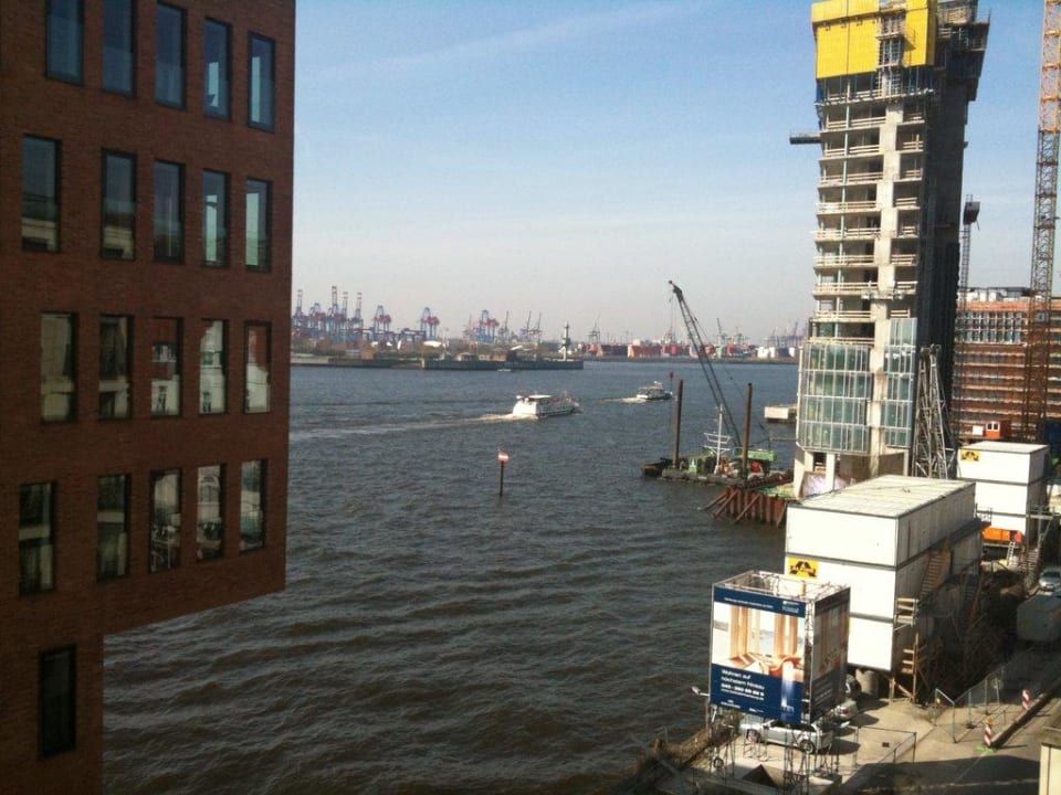 Ausbilick aus dem Appartment Clipper Boardinghouse Hamburg-Holzhafen