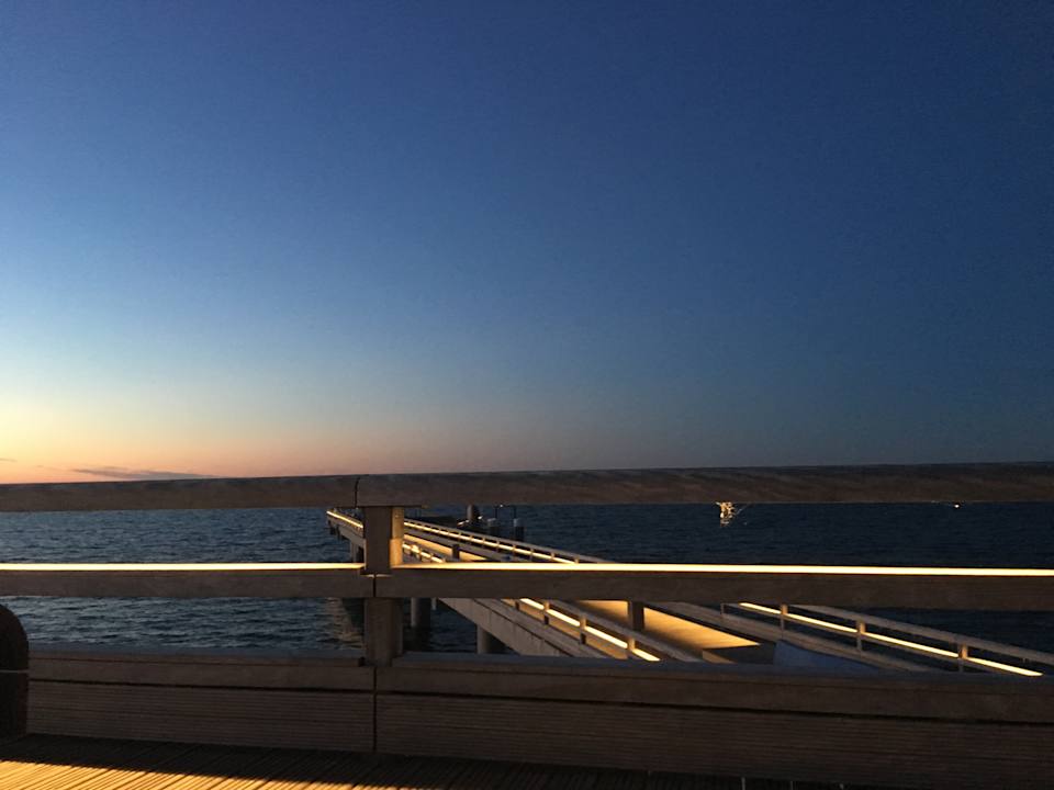 Ausblick Bretterbude Heiligenhafen