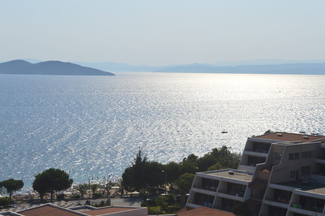 Ausblick Akrathos Beach Hotel