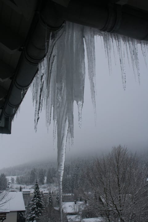 Uitzicht aan de achterkant luxe appartement Hotel & Ferienappartements Edelweiss