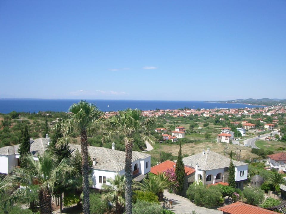 Ausblick vom Turm Hotel Geranion Village