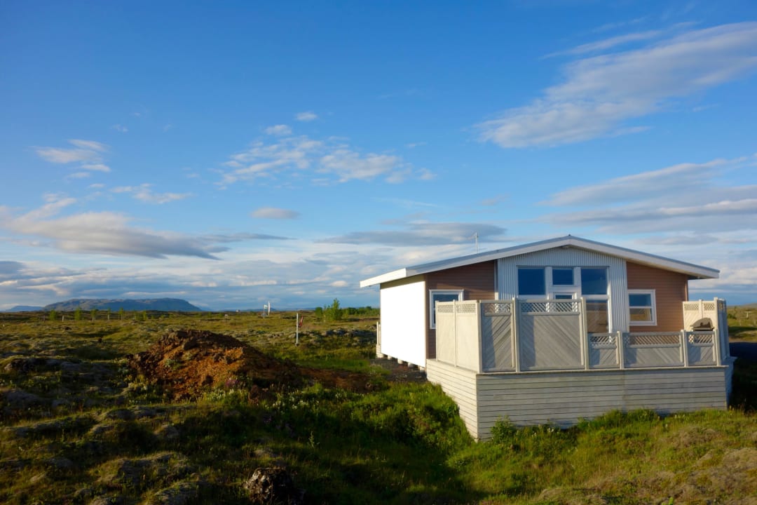 Blick von Aussen Apartment Icelandic Cottages