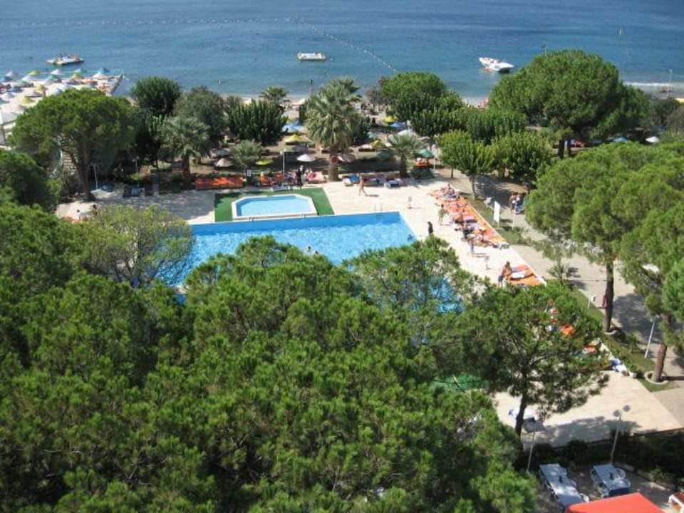 Blick vom Balkon Hotel Grand Efe