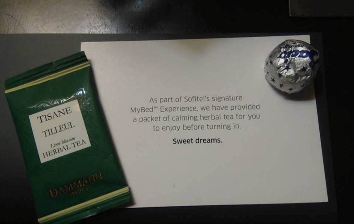 Herbata na dobranoc Hotel Sofitel Lisbon Liberdade