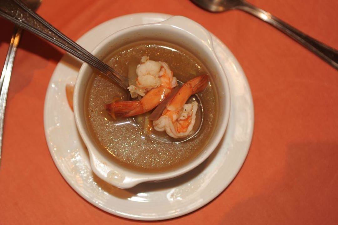 Teller Suppe mit Shrimps Xanadu Club Makady Bay
