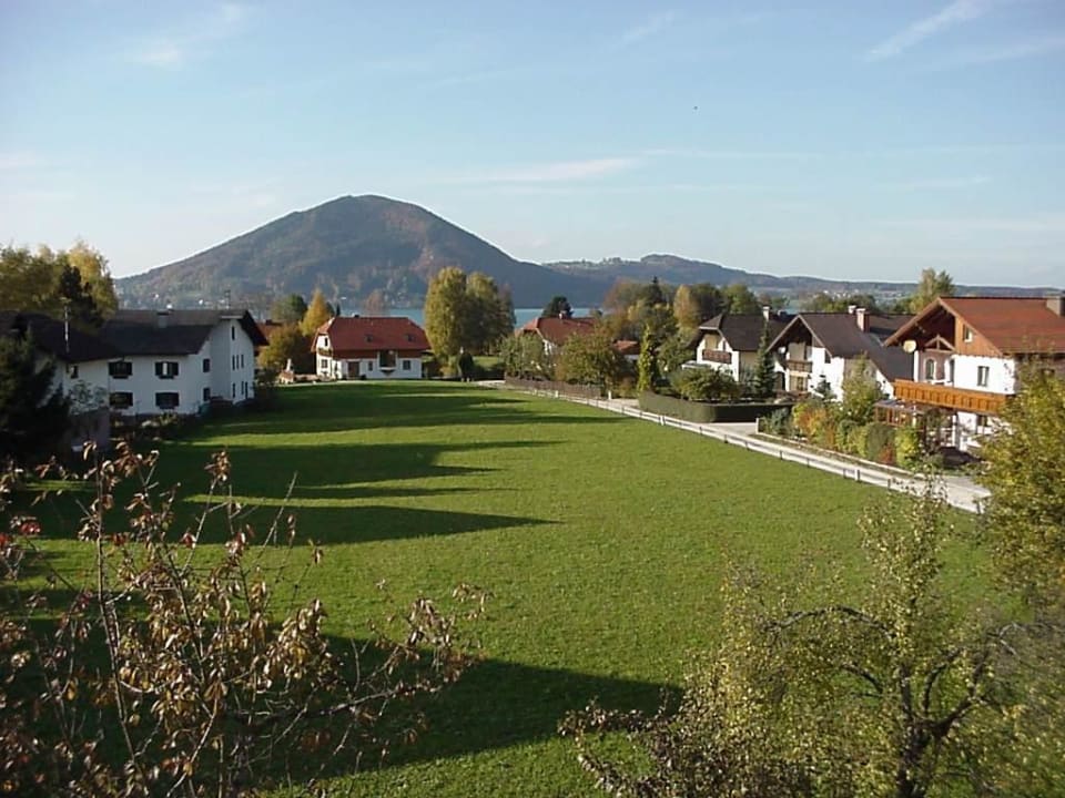 Aussicht vom Balkon Pension Stallinger