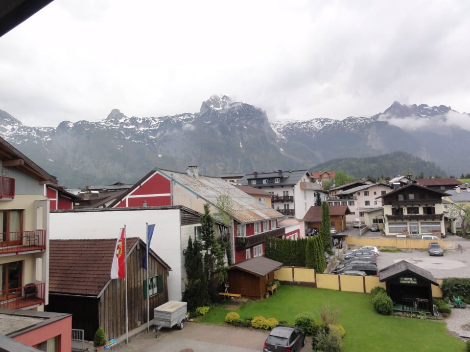 Blick vom Balkon Hotel Moisl