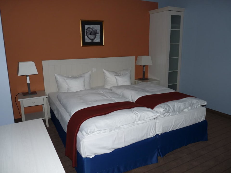 Schlafbereich Precise Resort Hafendorf Rheinsberg