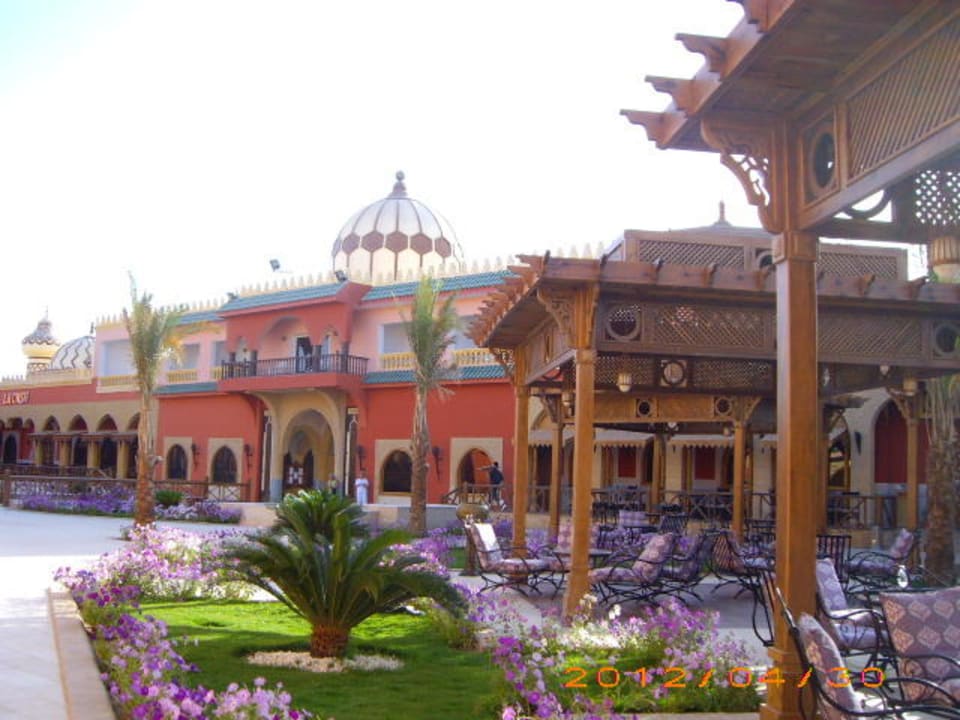 Widok restauracji z zewnątrz Pickalbatros Alf Leila Wa Leila Resort - Neverland Hurghada