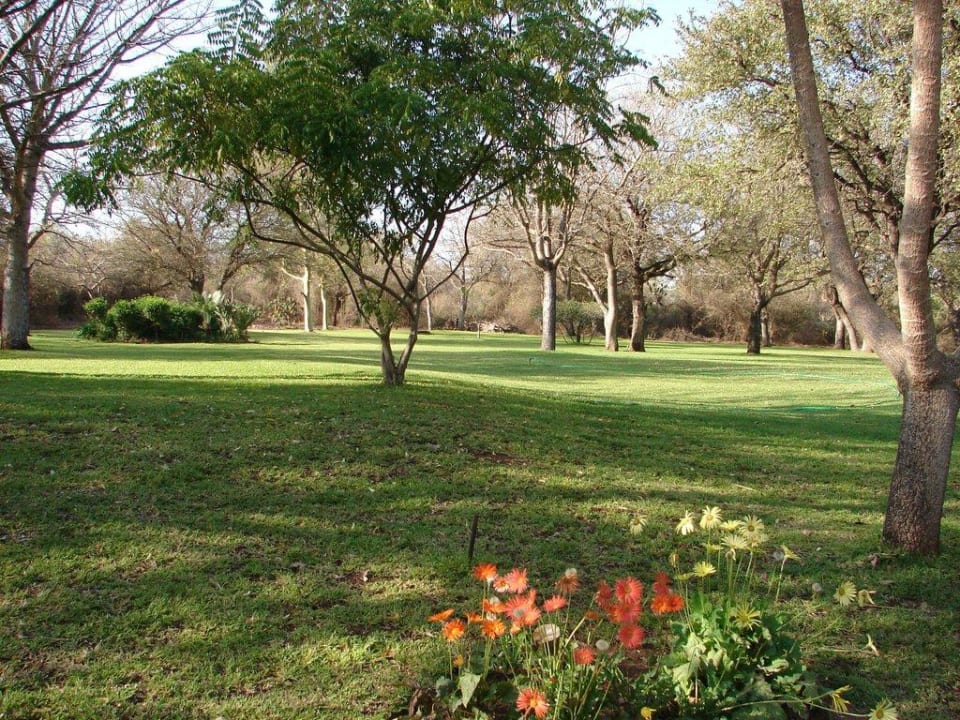 Garten Vorderseite Hotel Buckler's Africa