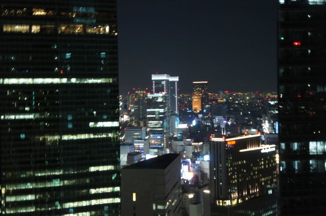 Ausblick vom Zimmer, oberste Etage Conrad Tokyo