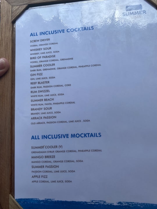 Gastro Summer Island Maldives