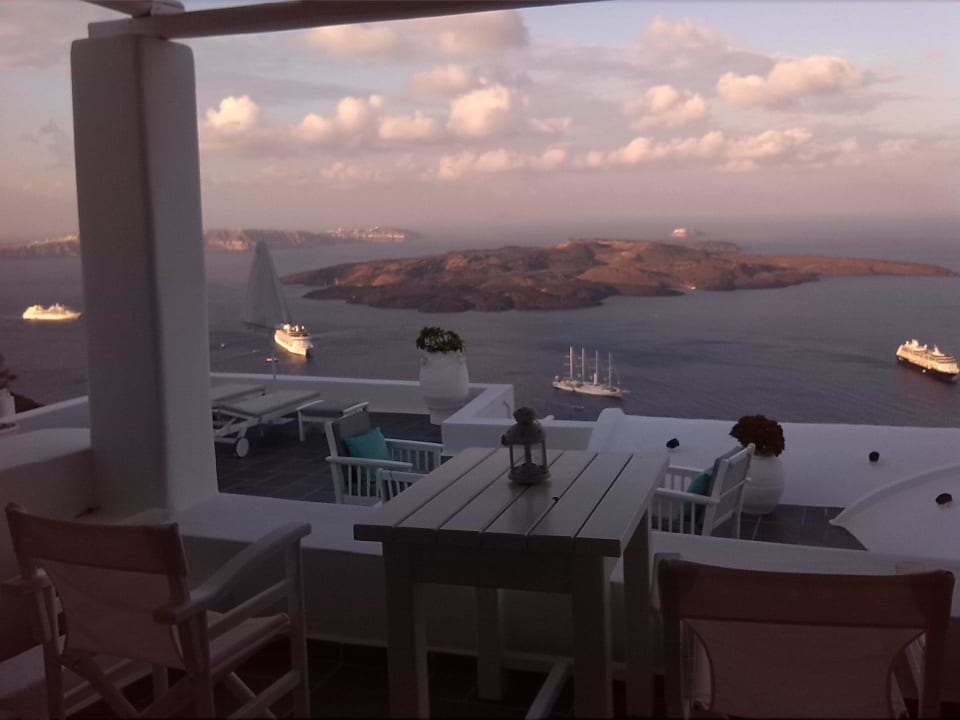 Balkon beim Studio R.106 Hotel Agali Houses