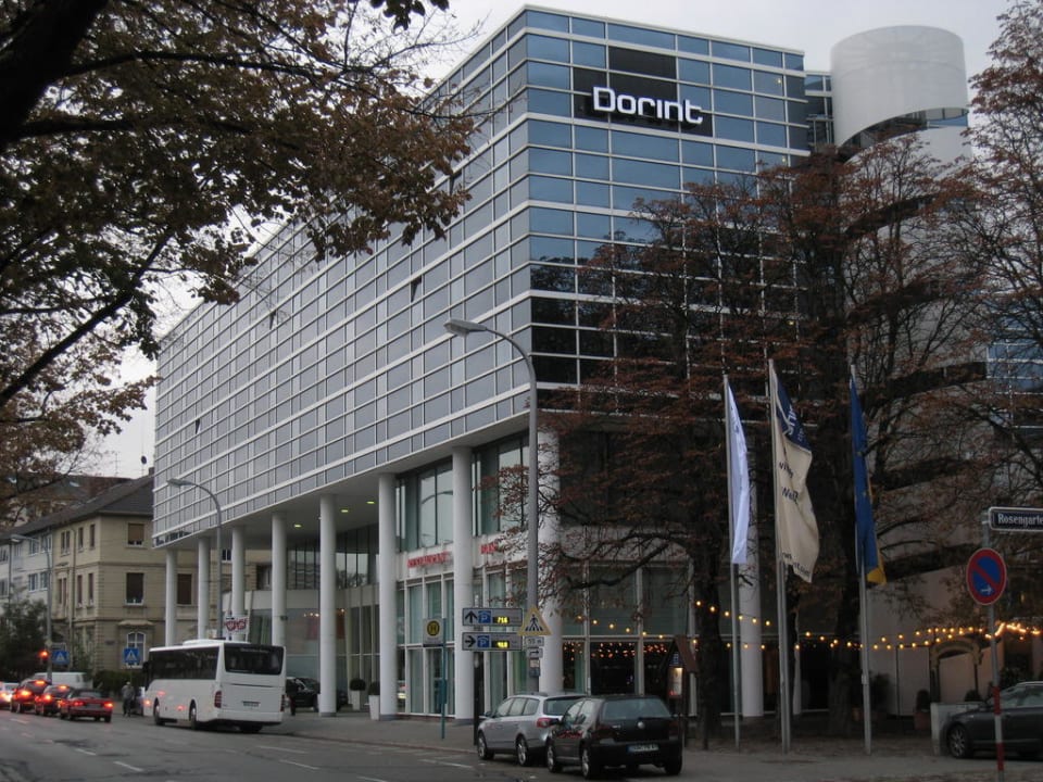 Hotelansicht vom Friedrichsring Dorint Kongresshotel Mannheim
