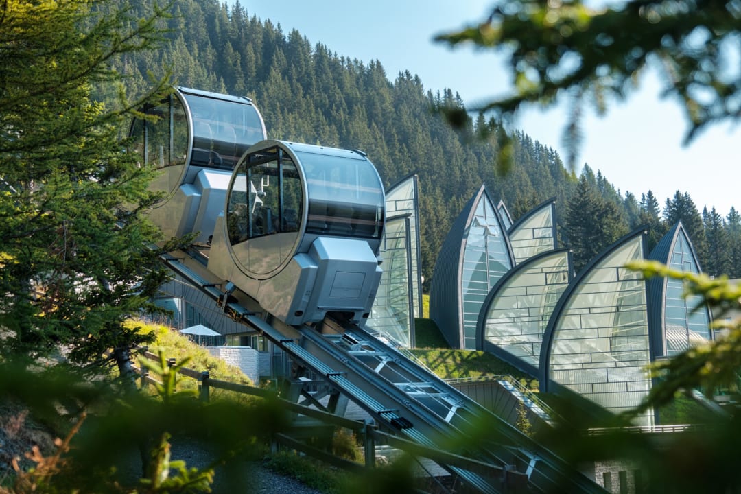 Außenansicht Tschuggen Grand Hotel Arosa